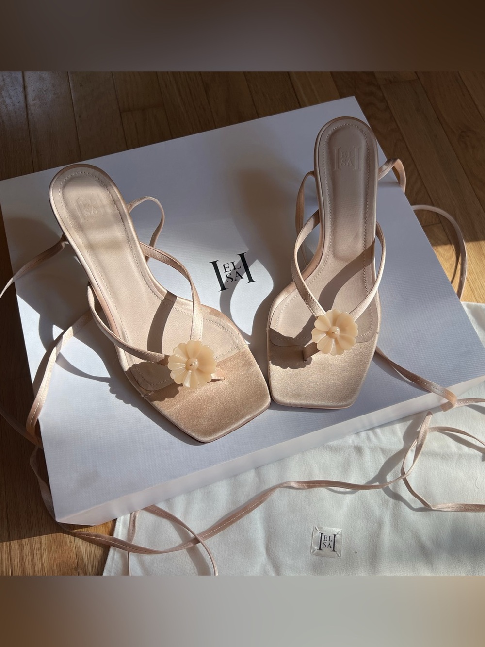 Helsa Kitten Lace Up Sandal - Picture 9 of 9